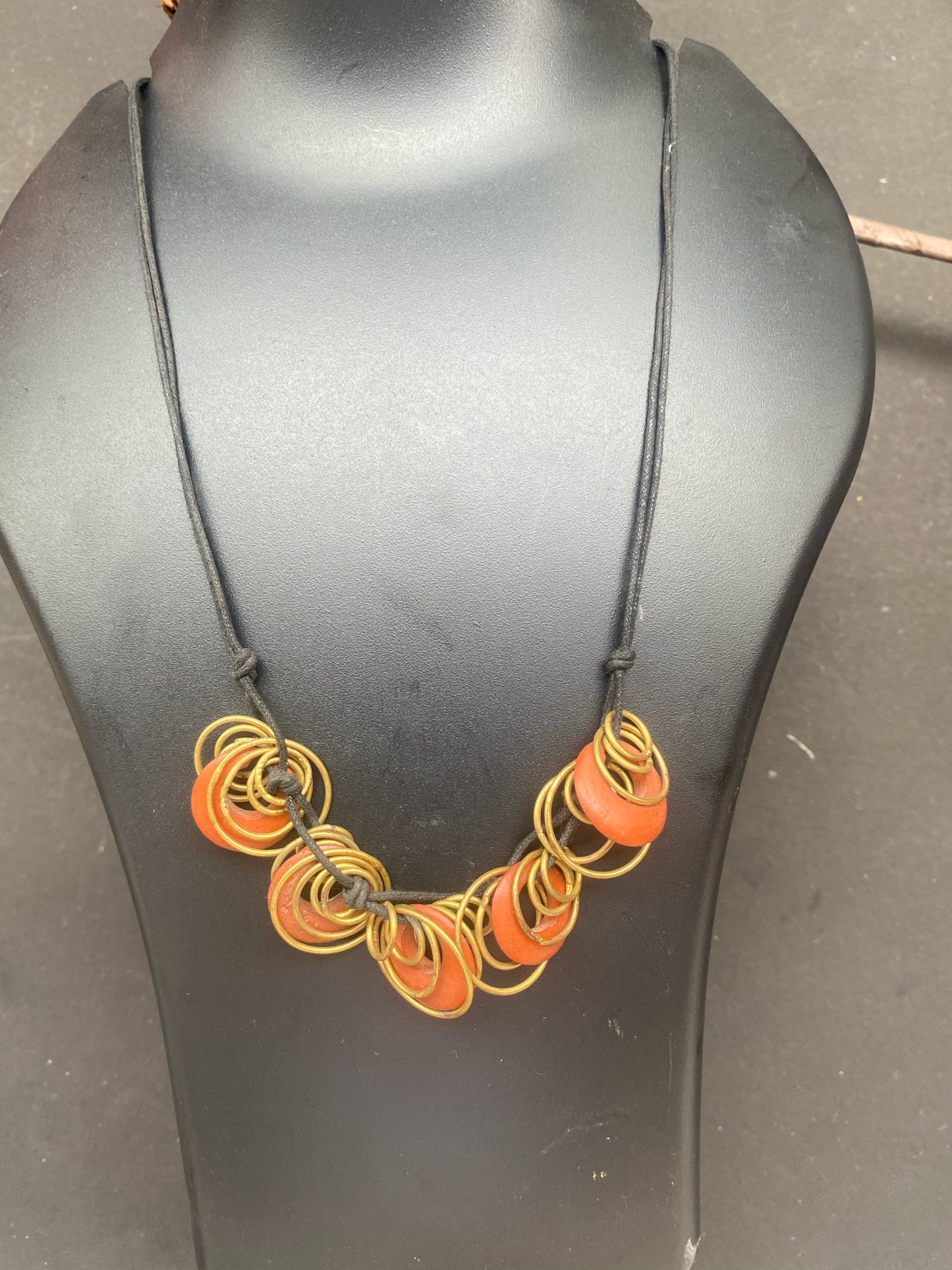 Boho Chic Circle Charm Necklace