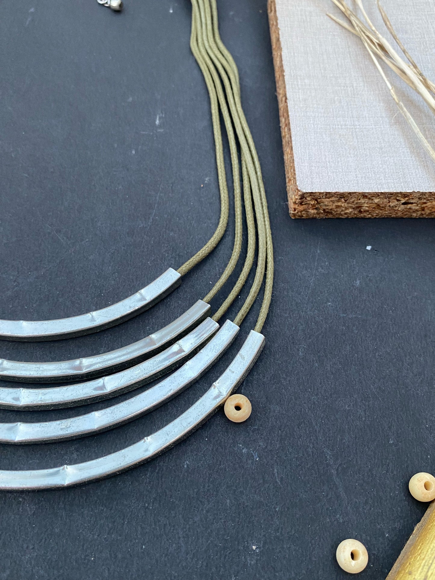 Modern Minimalist Arc Necklace