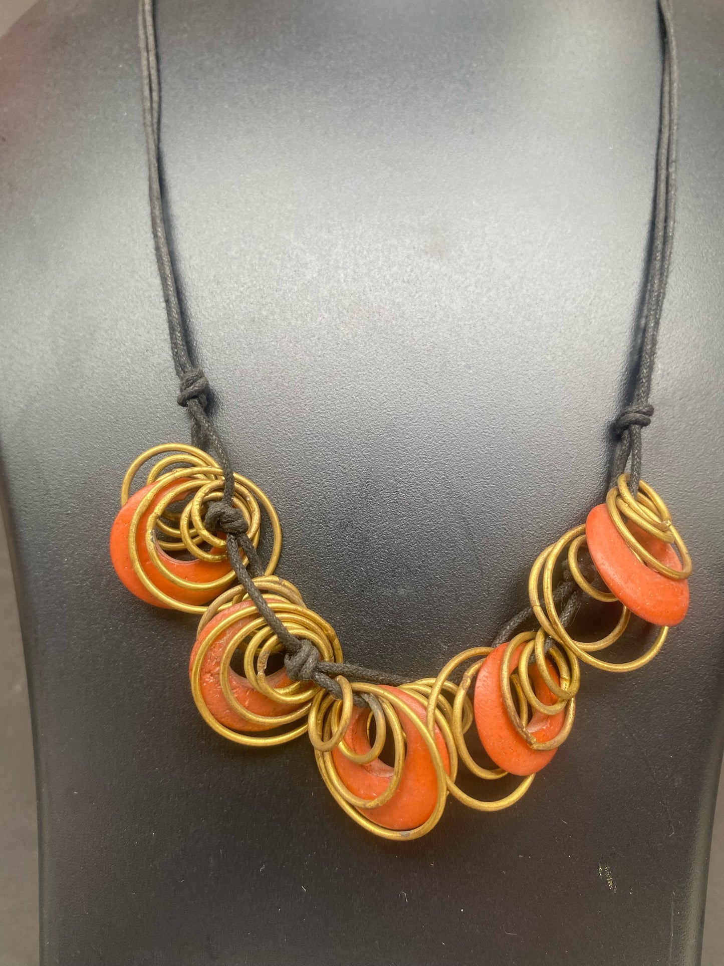 Boho Chic Circle Charm Necklace