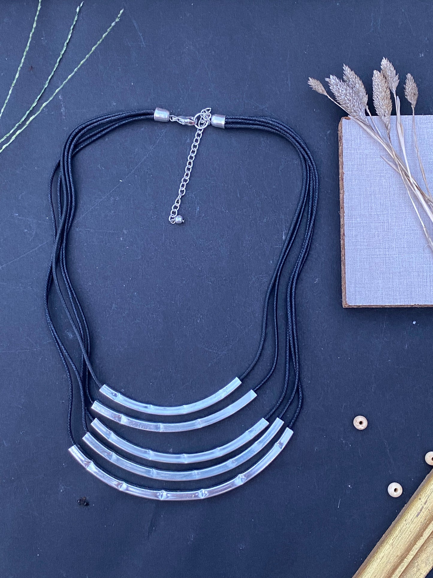 Modern Minimalist Arc Necklace