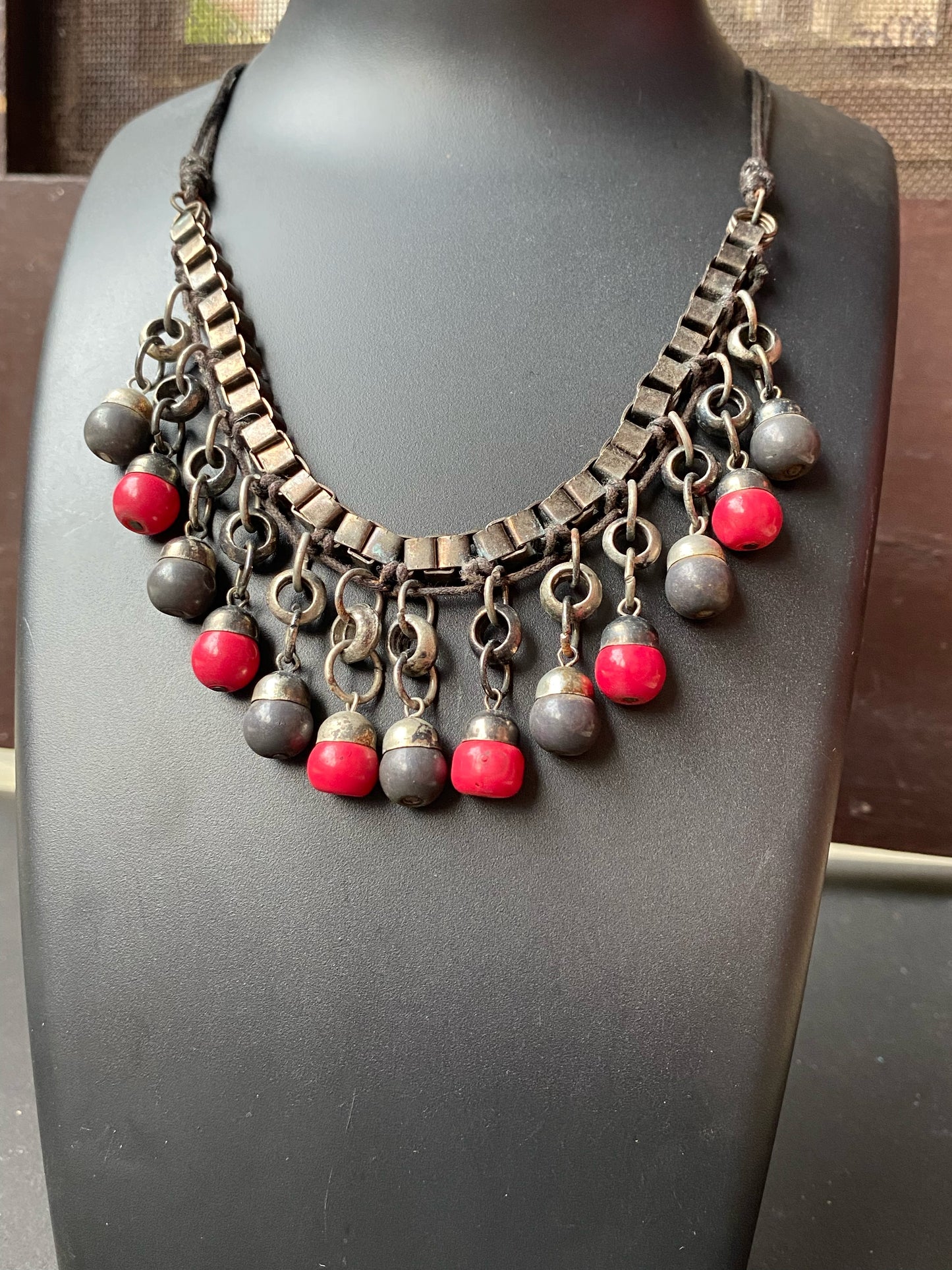 Bohemian Tribal Dangle Necklace