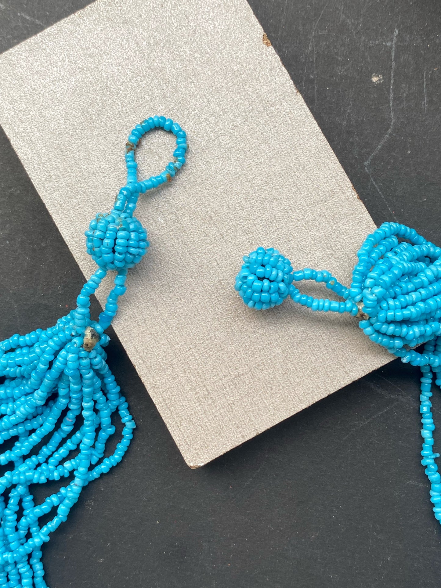 Multi-Strand Turquoise Beaded Necklace – Beachy Boho Vibes