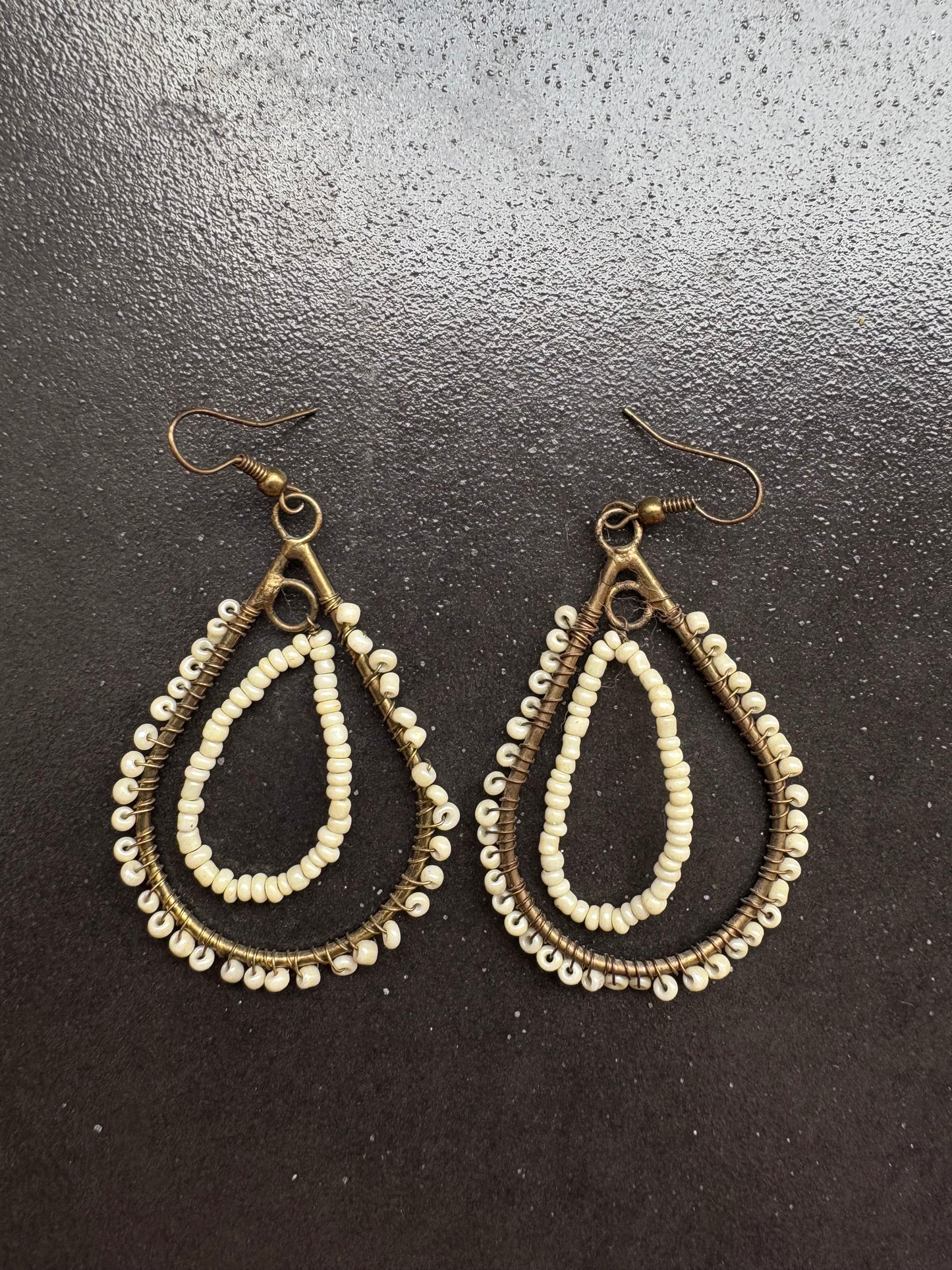 Handmade beaded earrings
