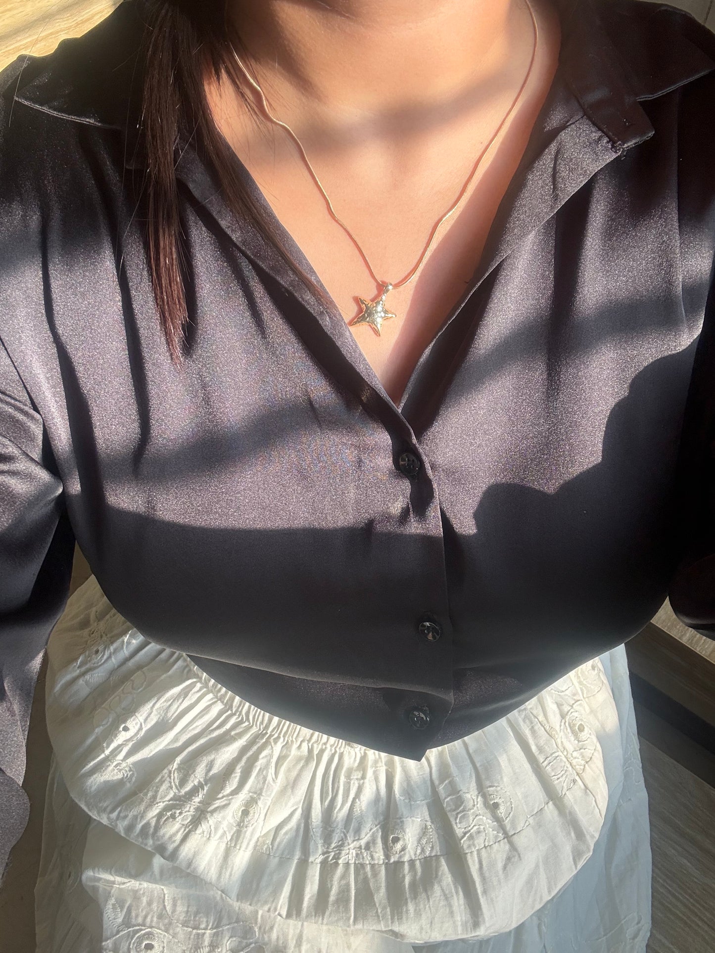 Pearl & Starfish Layered Necklace