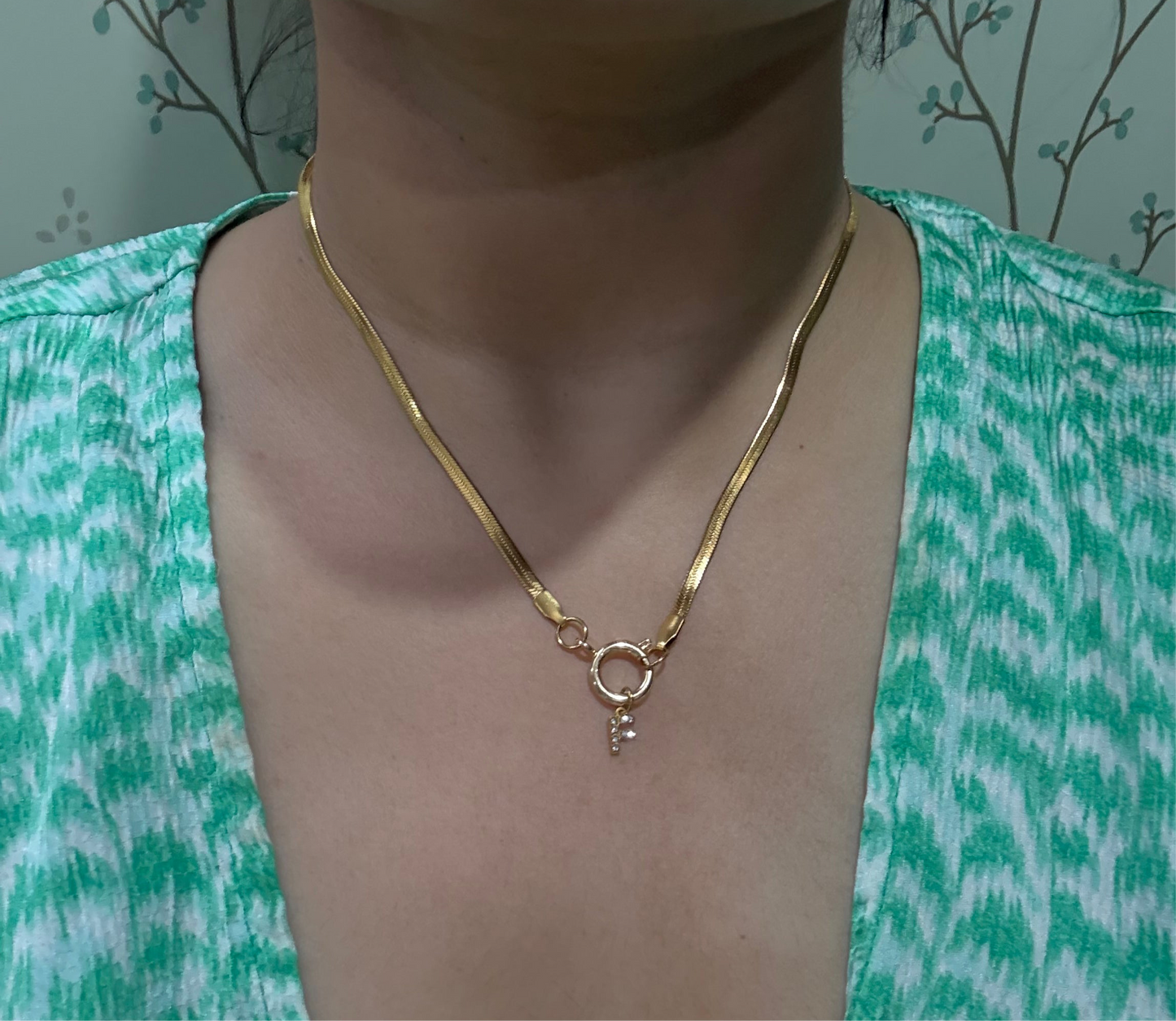 Golden Trio Pendant Necklace