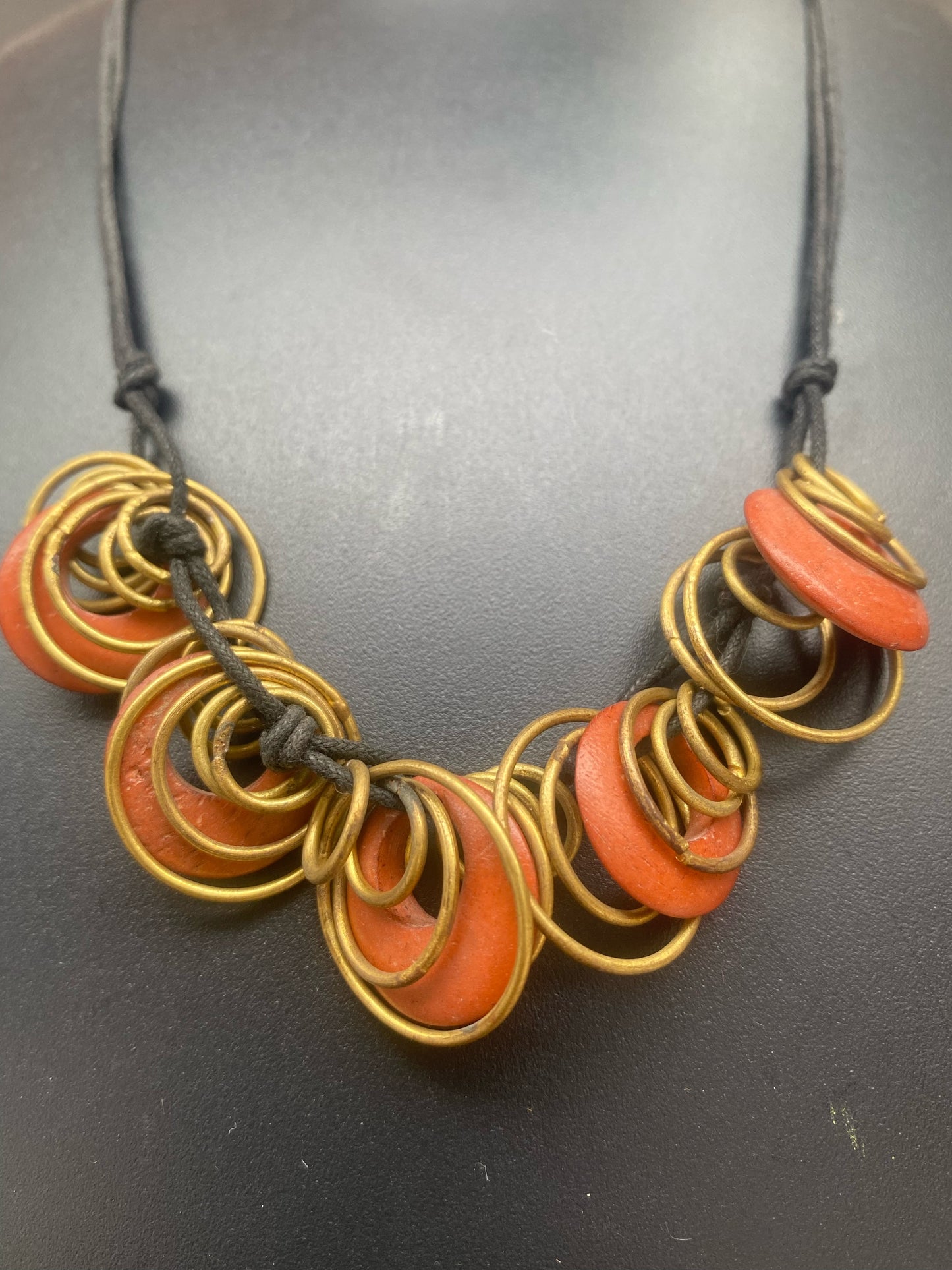 Boho Chic Circle Charm Necklace