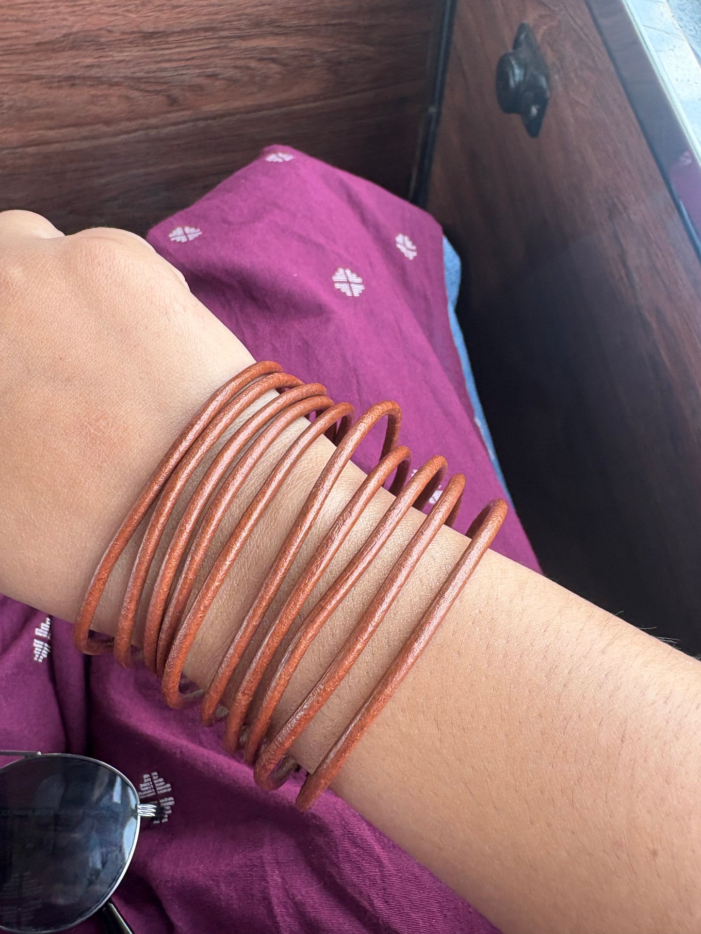 Handcrafted Spiral Wrap Bracelet