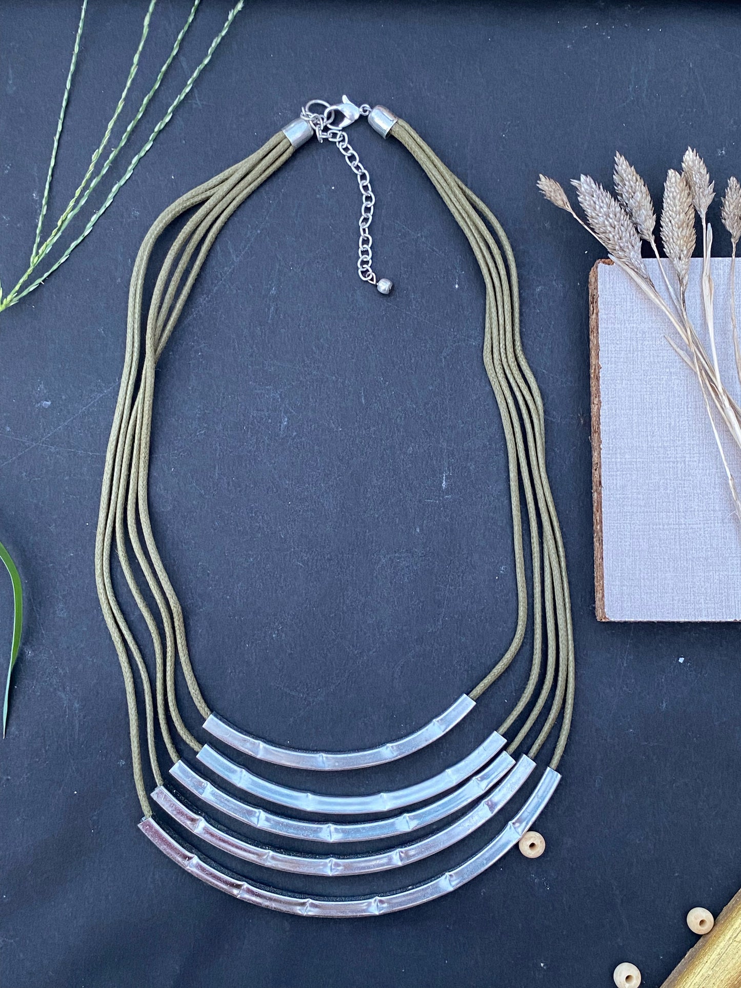 Modern Minimalist Arc Necklace