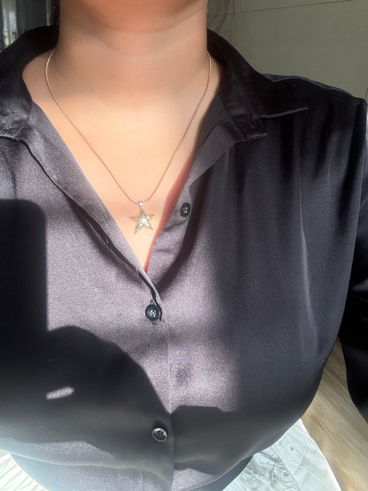 Pearl & Starfish Layered Necklace