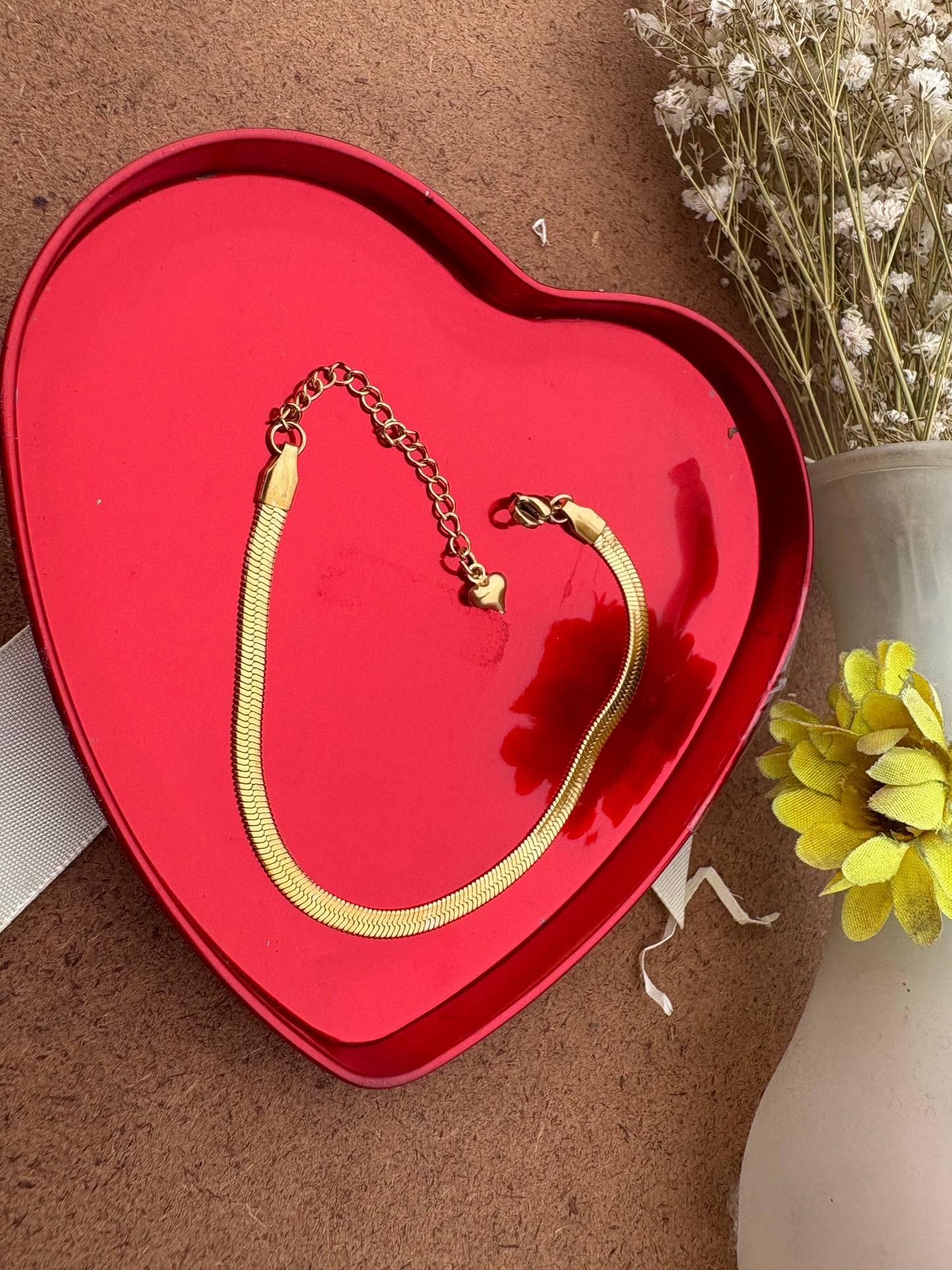 Gold Snake Chain Bracelet & Anklet