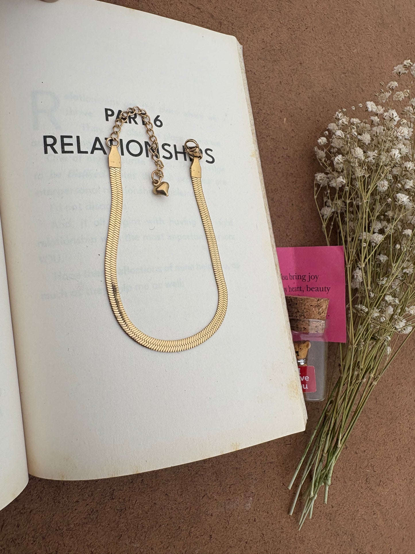 Gold Snake Chain Bracelet & Anklet