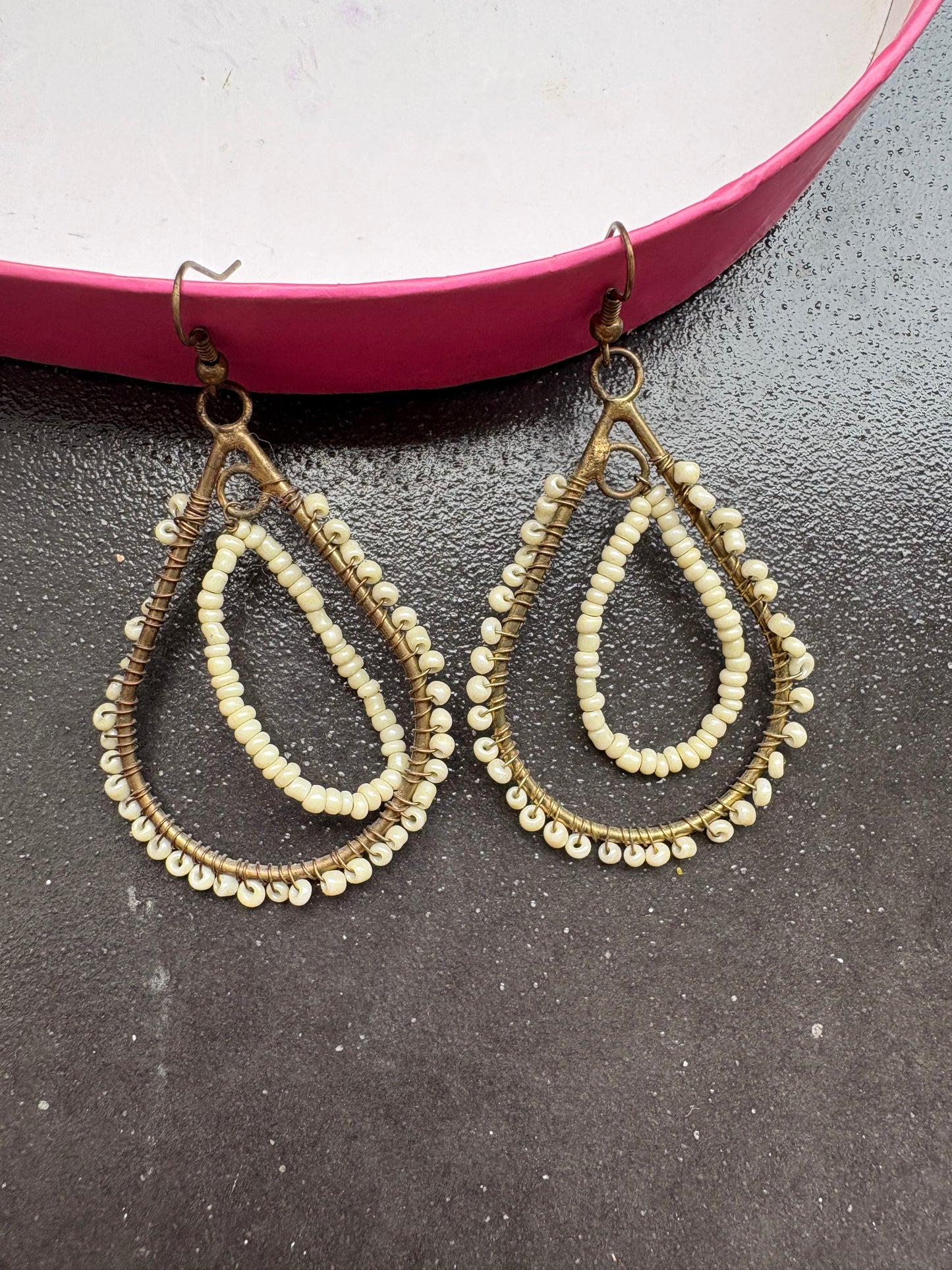 Handmade beaded earrings