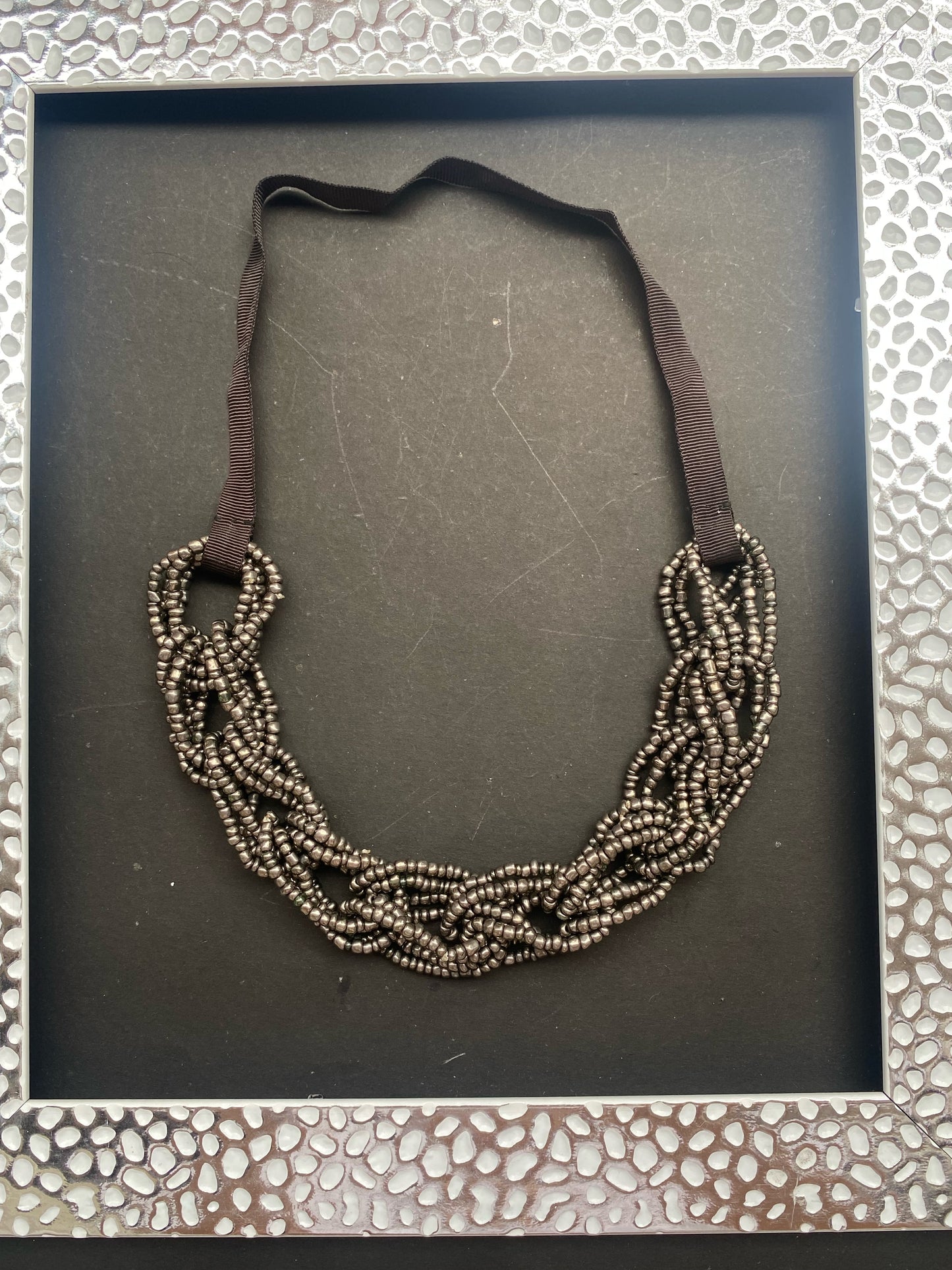 Handcrafted Beaded Braided Necklace