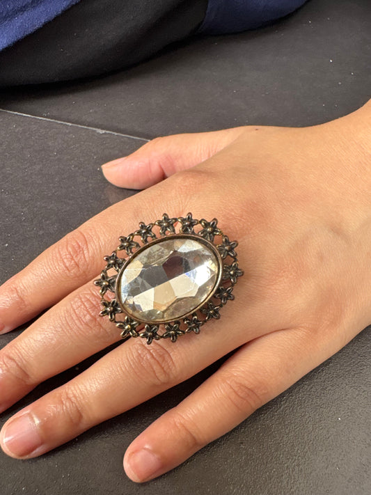 Vintage Floral Statement Ring