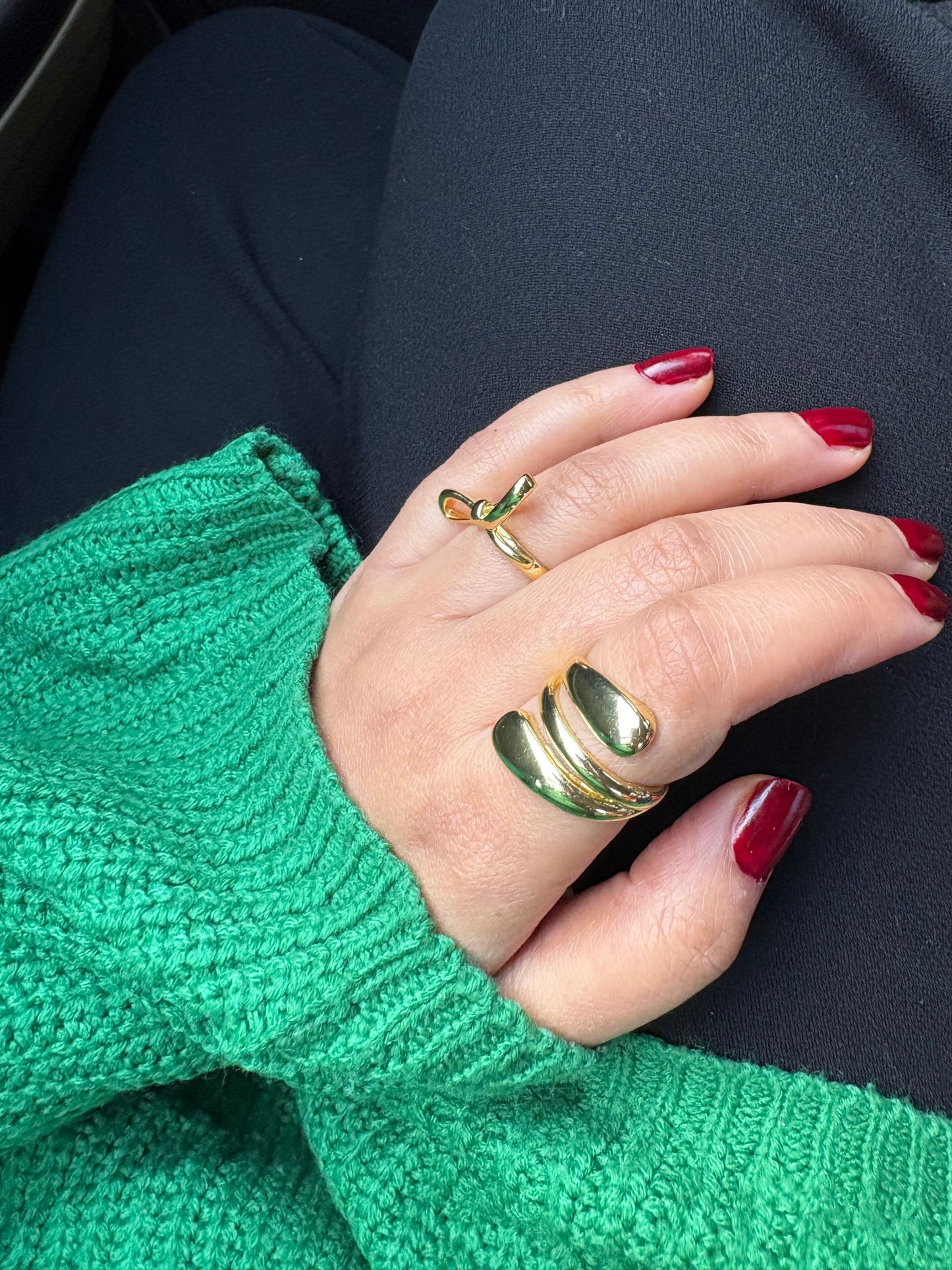 Gold Wrap Statement Ring ✨