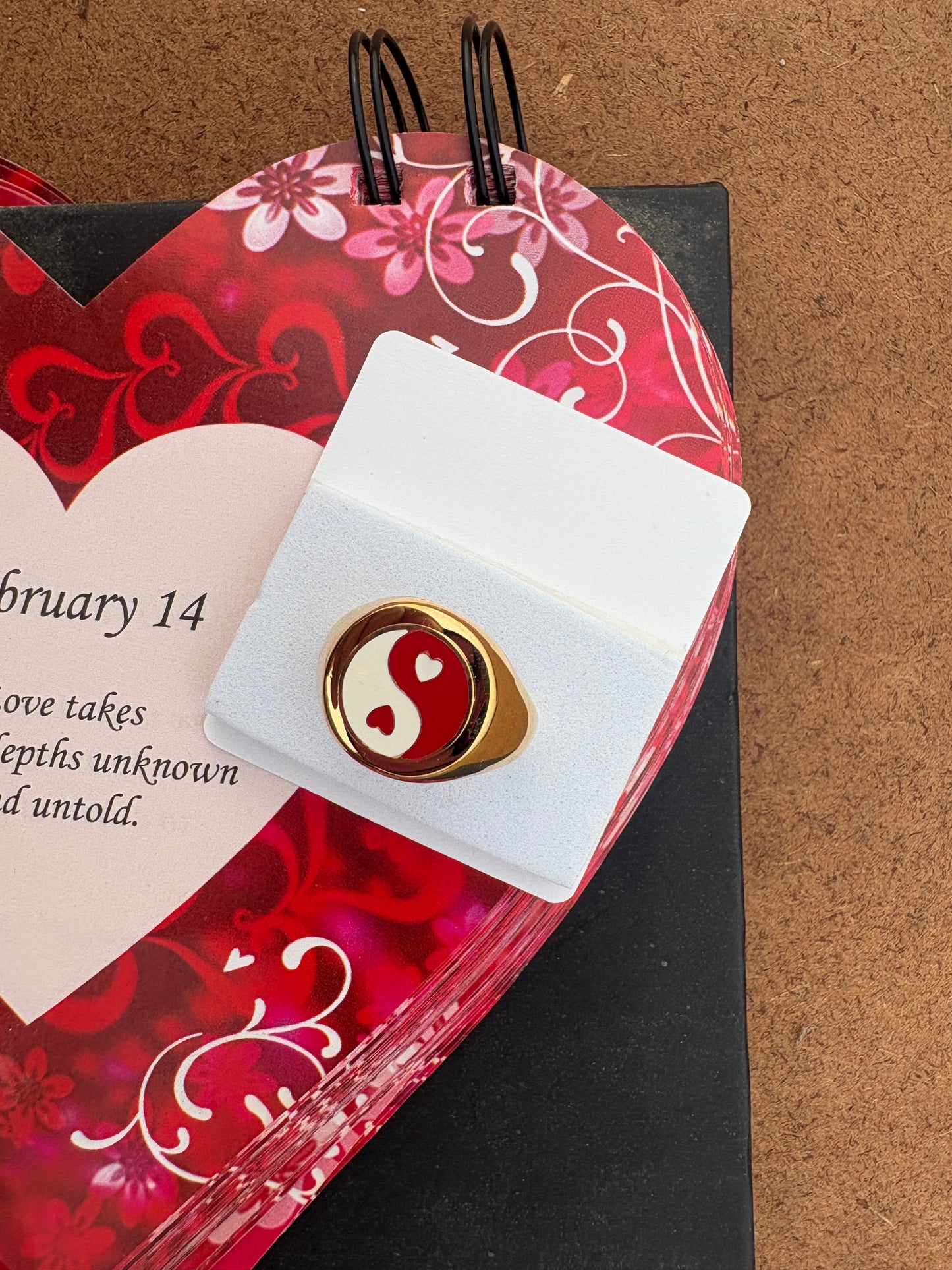 Yin-Yang Heart Balance Statement Ring
