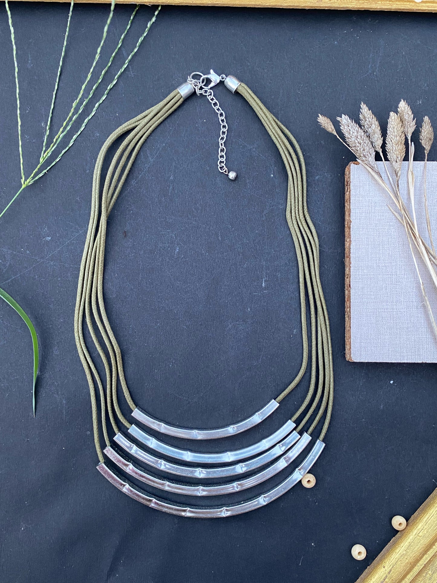 Modern Minimalist Arc Necklace