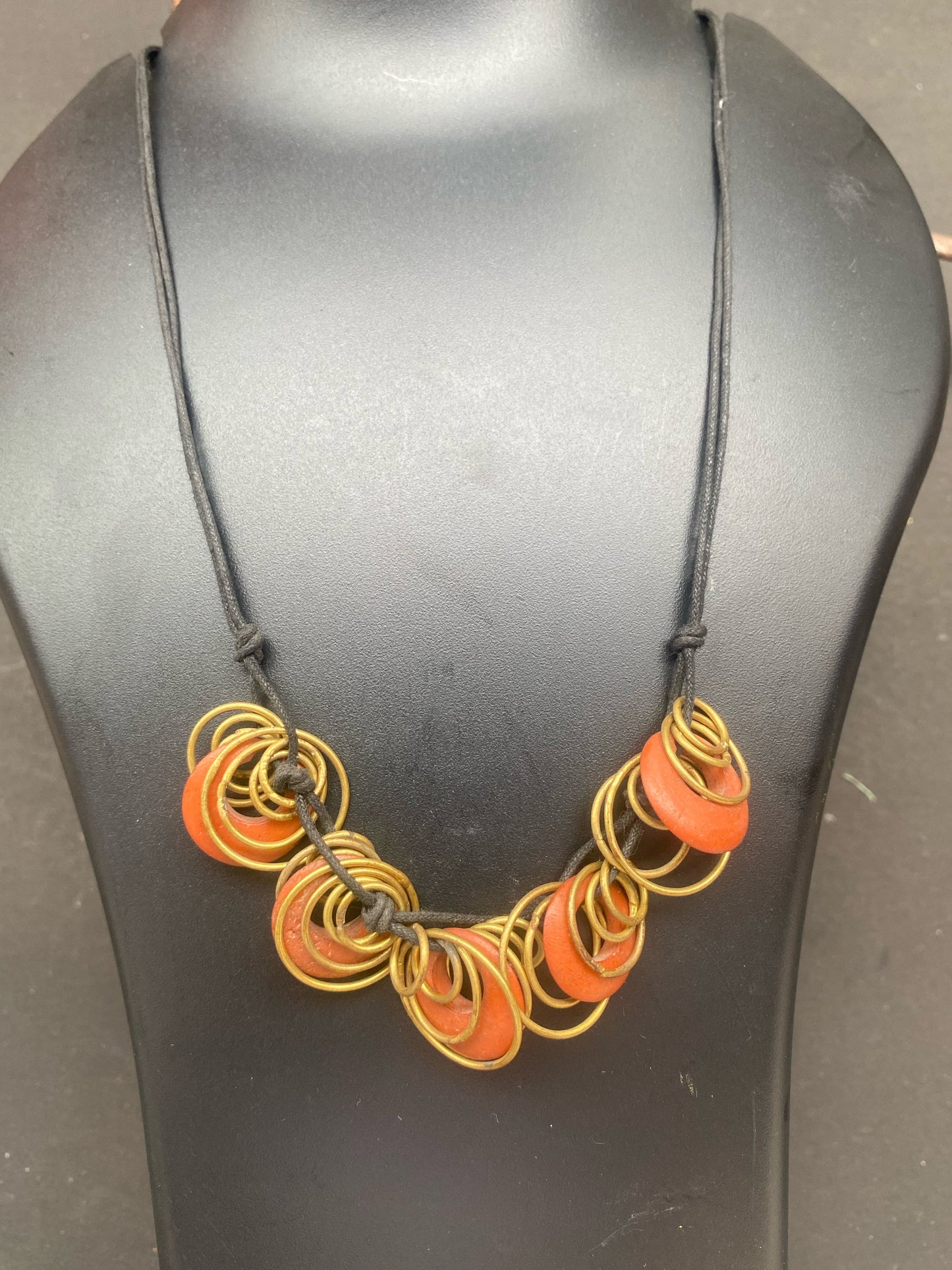 Boho Chic Circle Charm Necklace