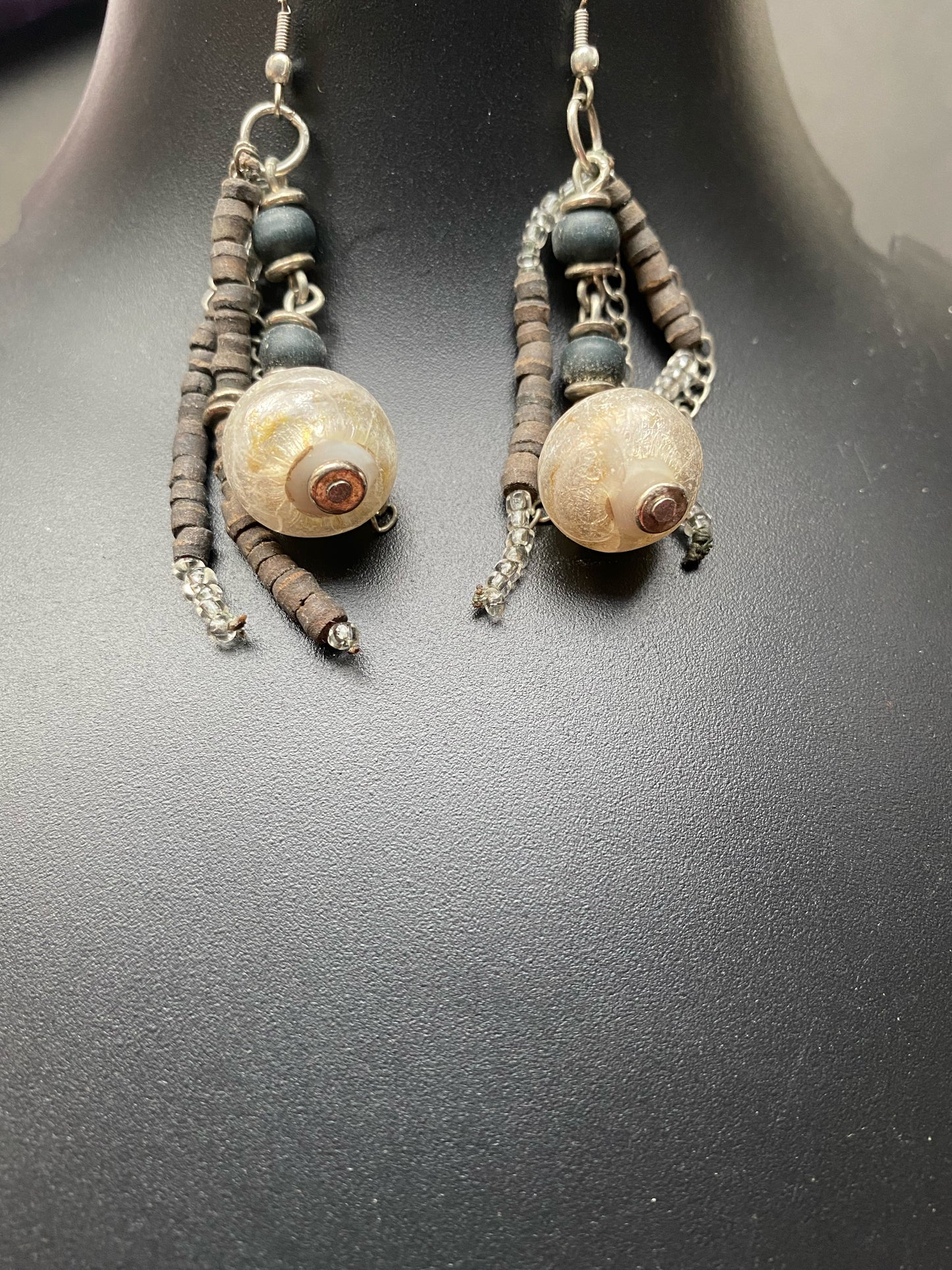 Handcrafted Multi-Layer Beaded Bracelet & Handcrafted Multi-Layer Necklace with Matching Earrings