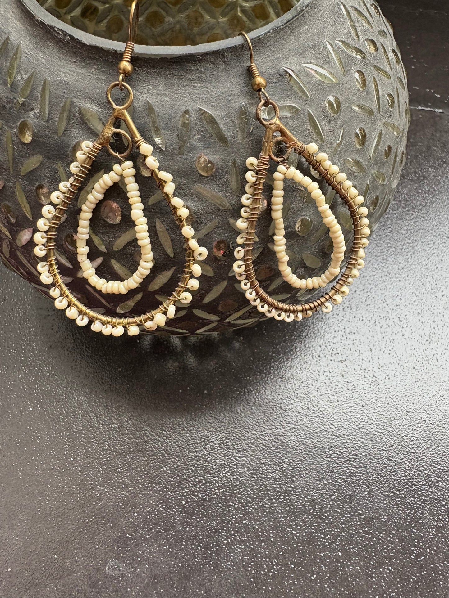 Handmade beaded earrings
