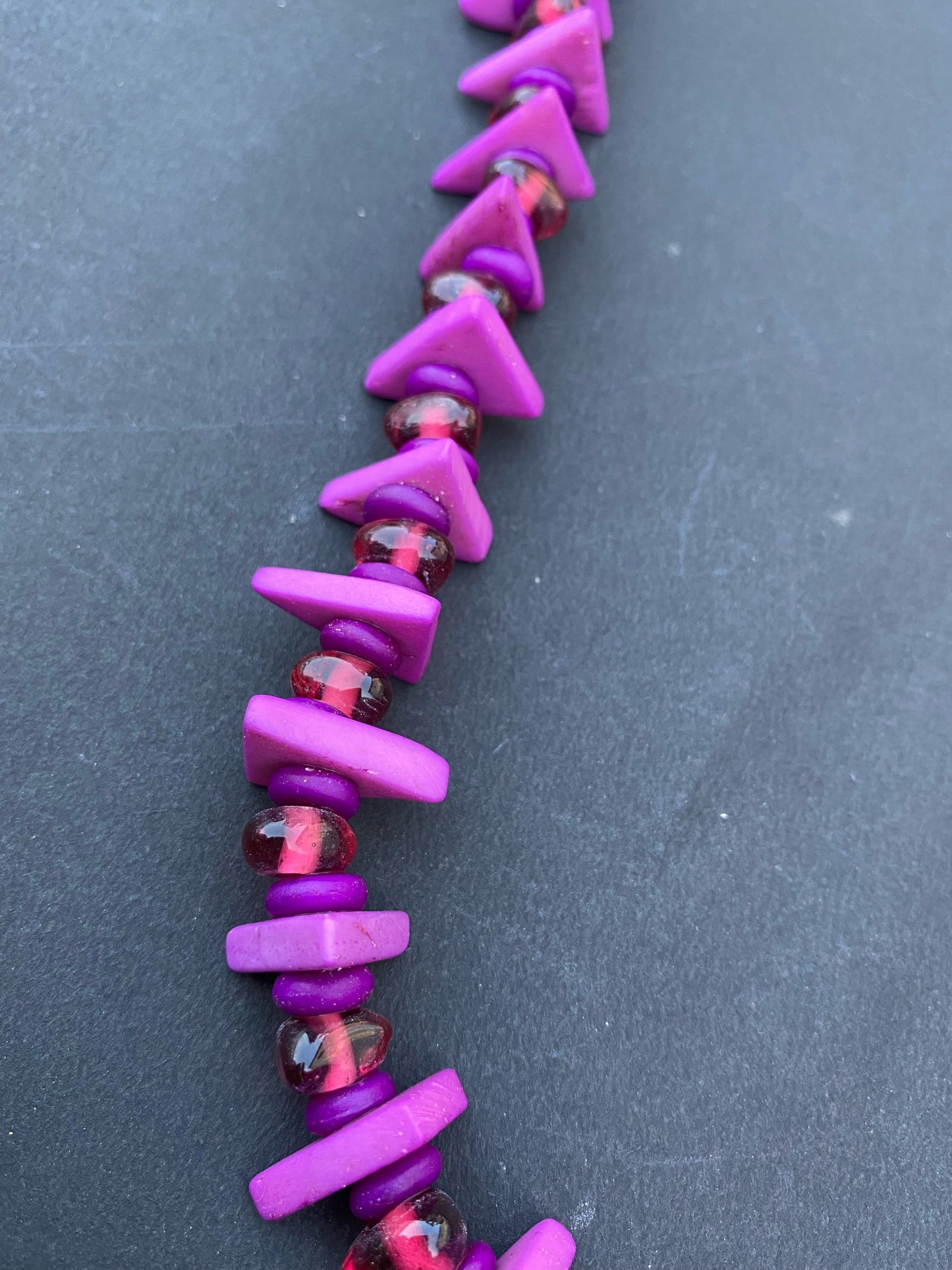 Boho Berry Beaded Necklace