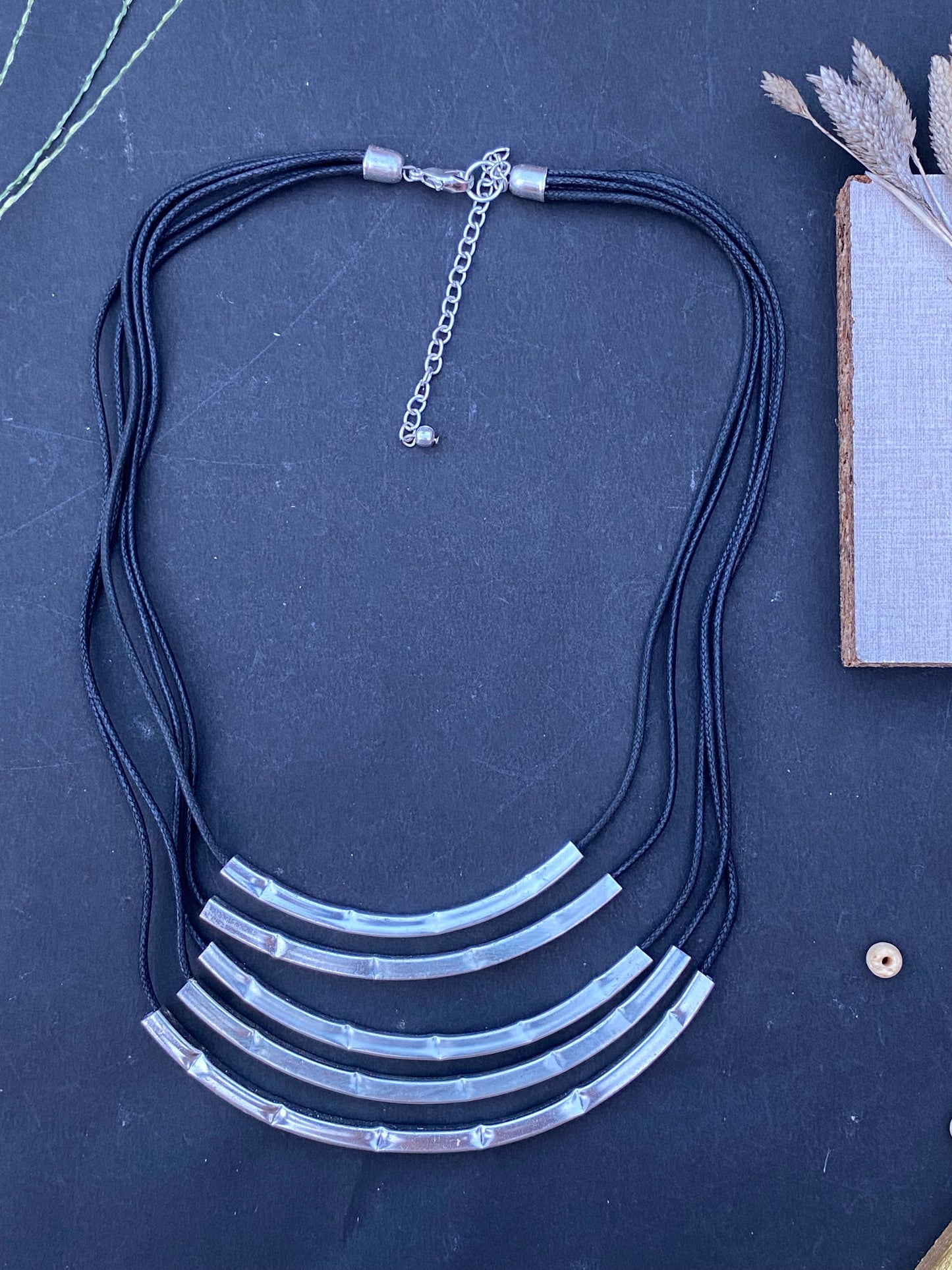 Modern Minimalist Arc Necklace