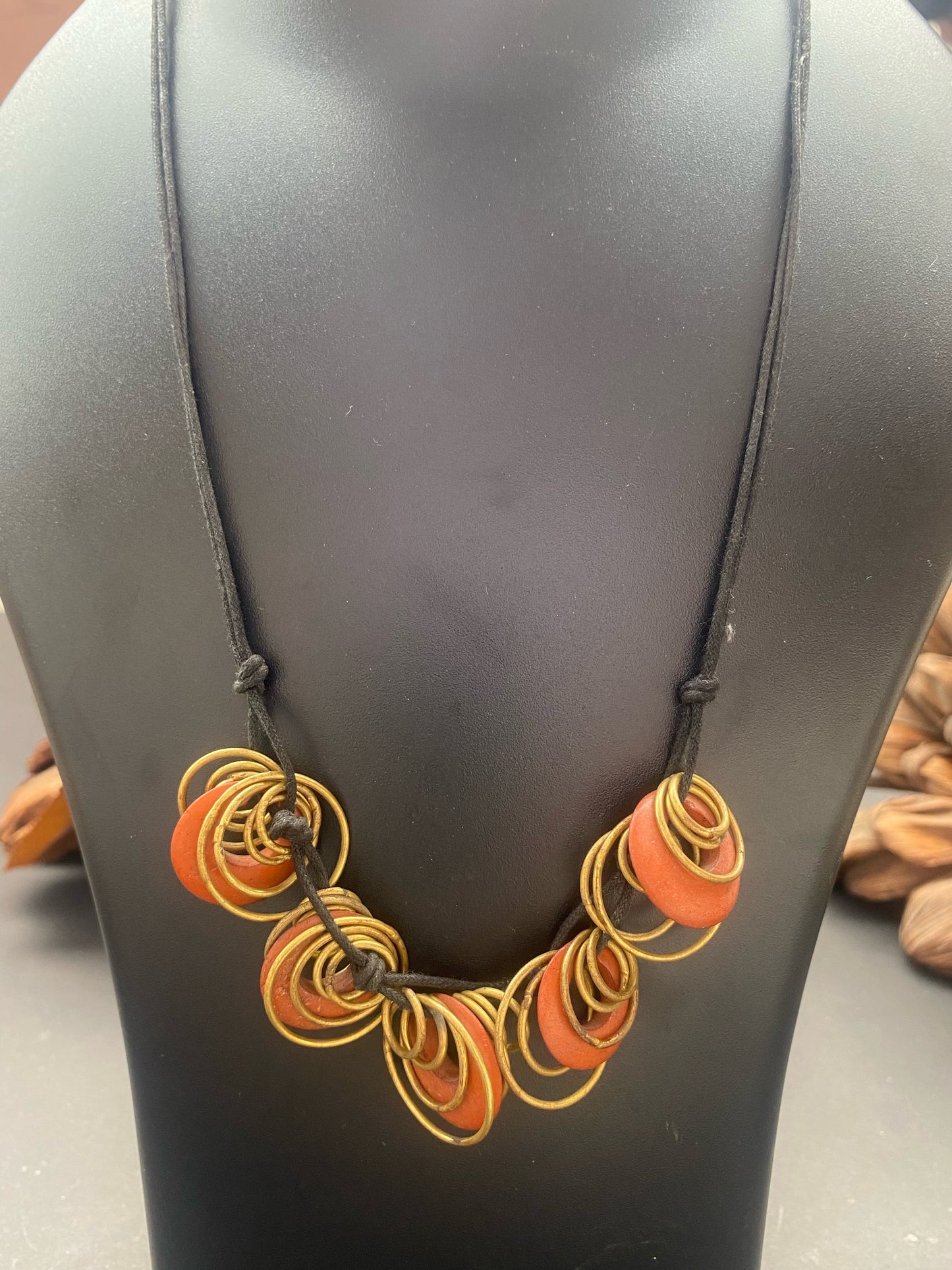 Boho Chic Circle Charm Necklace