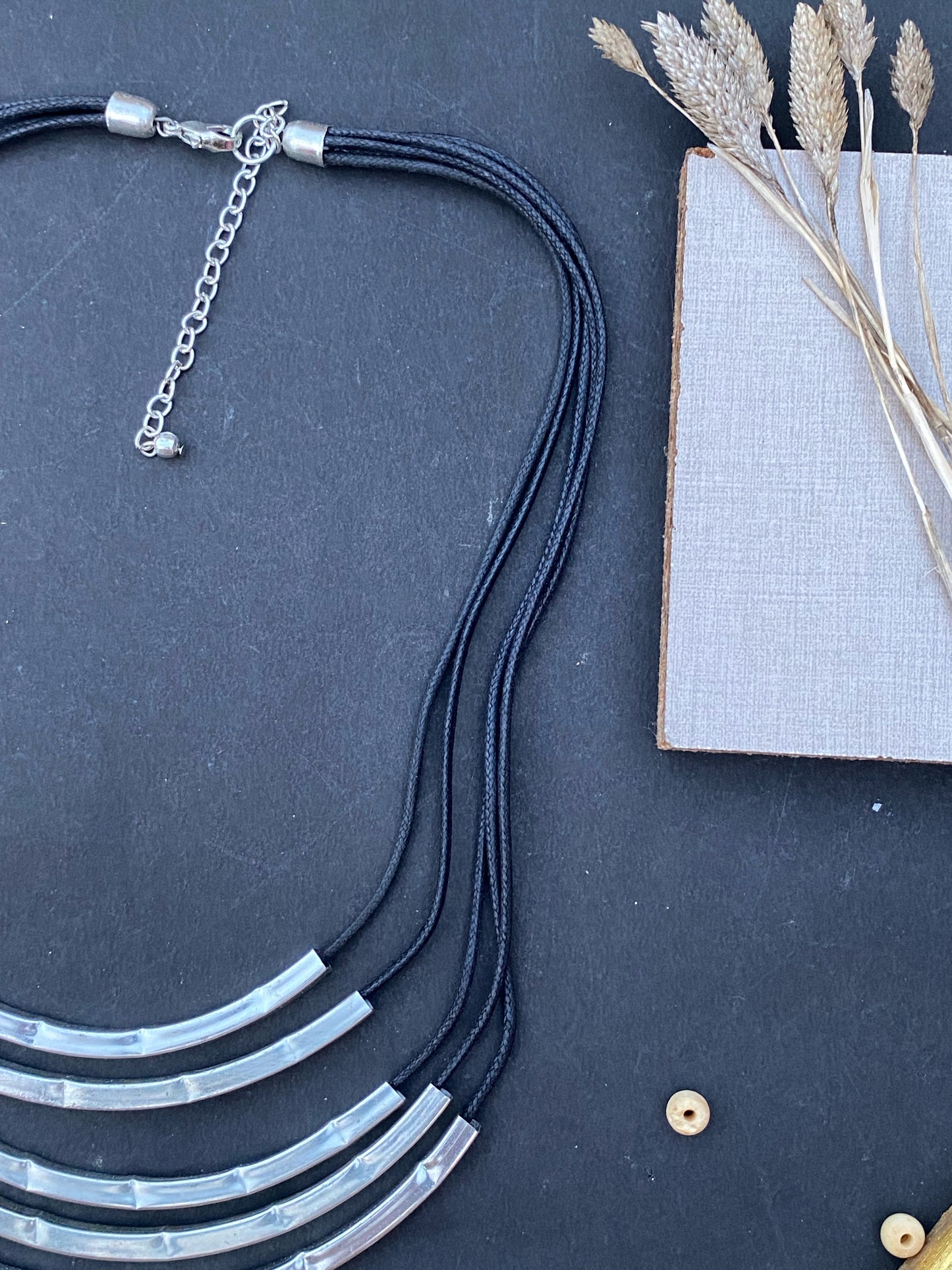 Modern Minimalist Arc Necklace