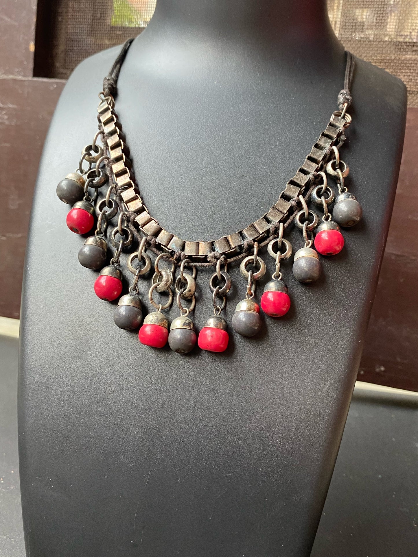 Bohemian Tribal Dangle Necklace