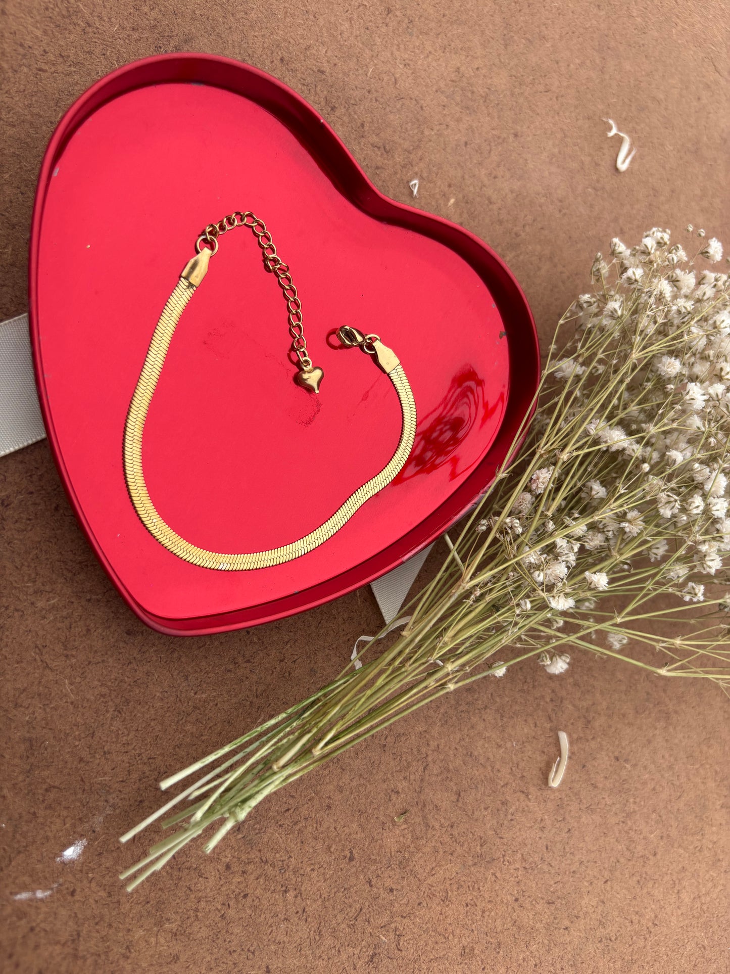 Gold Snake Chain Bracelet & Anklet