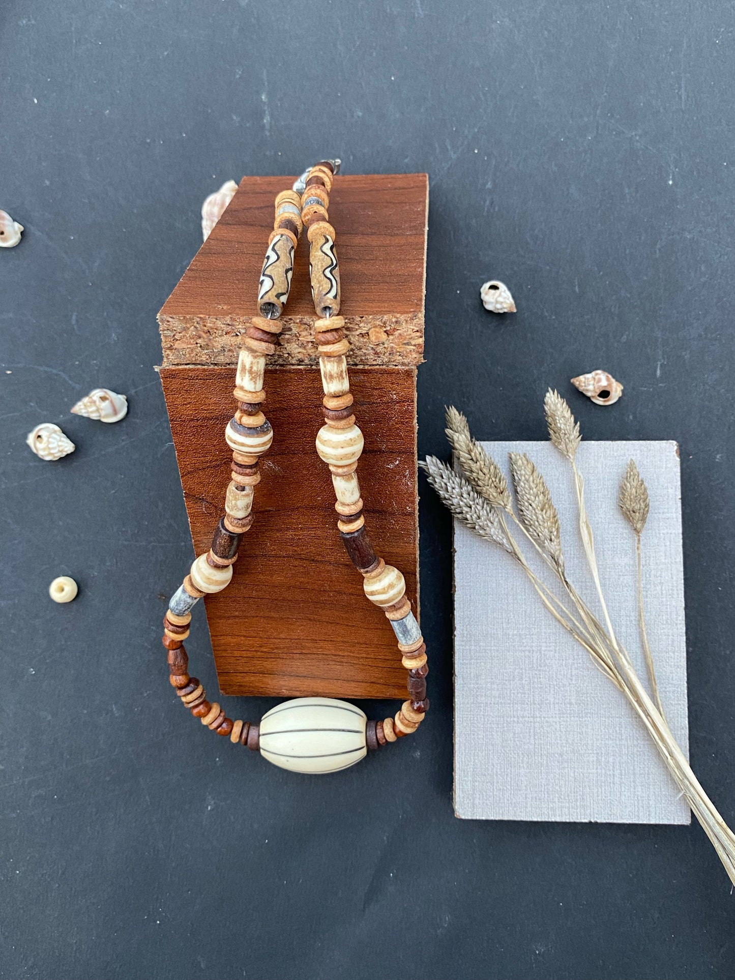 Tribal Earthline Beaded Necklace