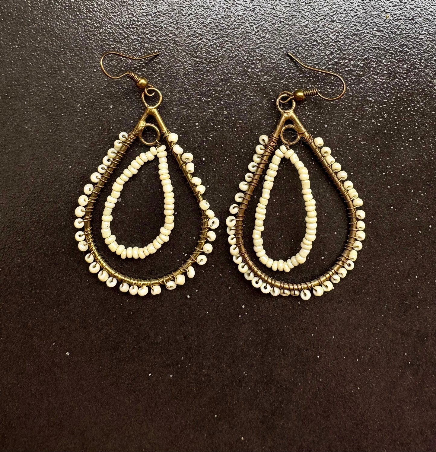 Handmade beaded earrings