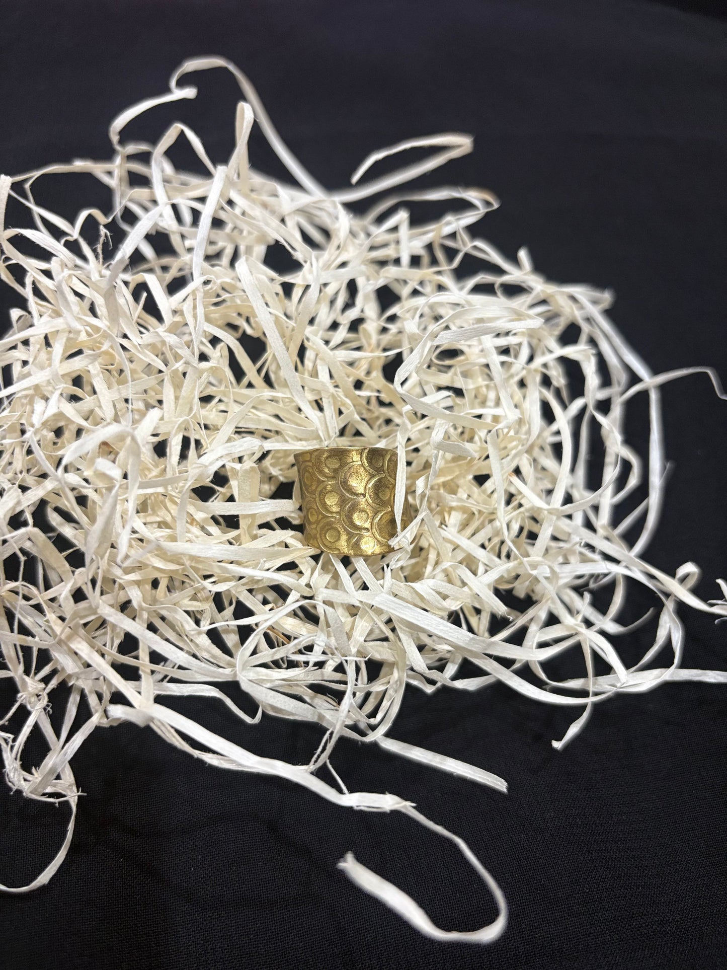 Bold Antique Gold Adjustable Ring