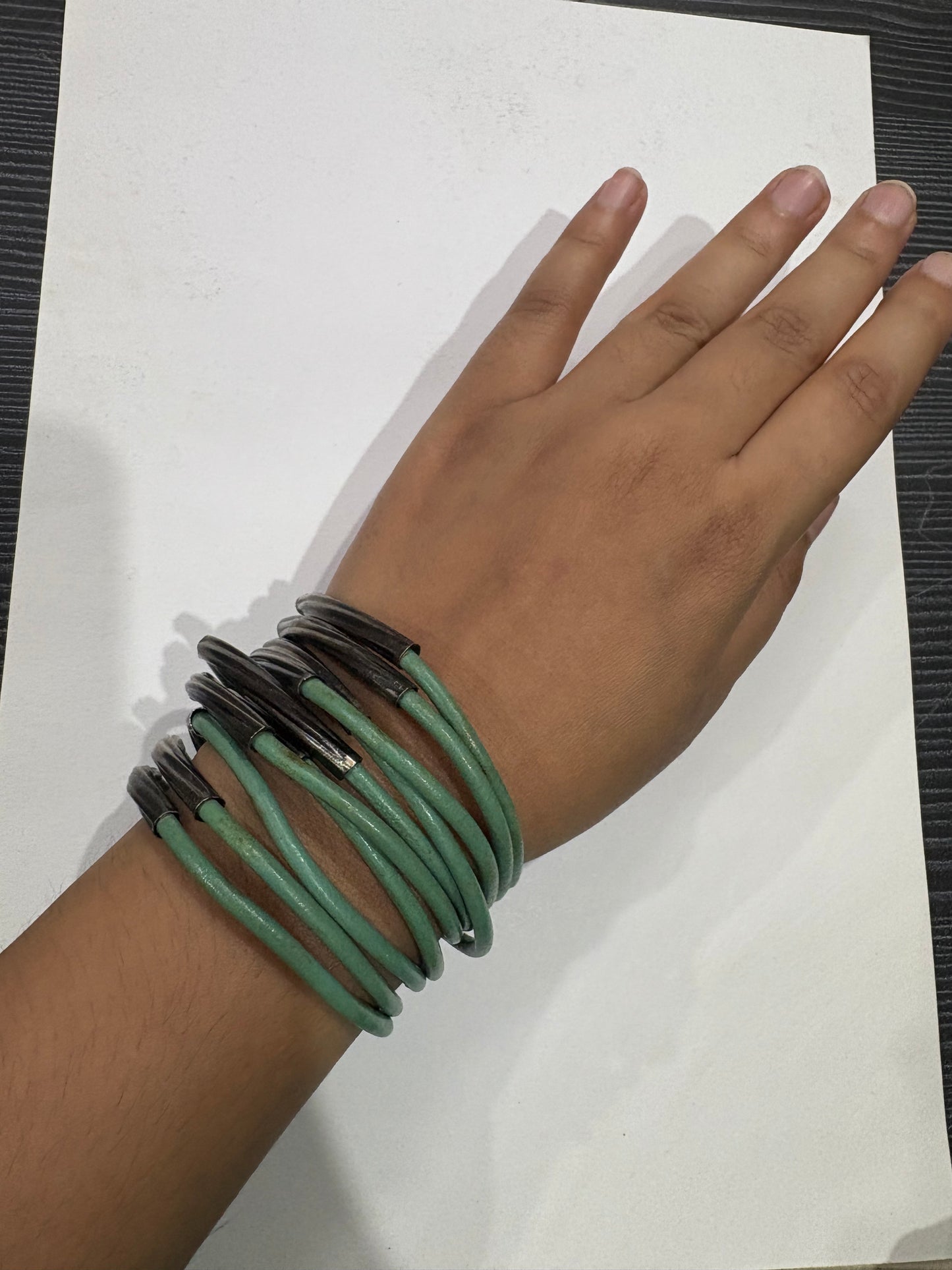Handcrafted Spiral Wrap Bracelet