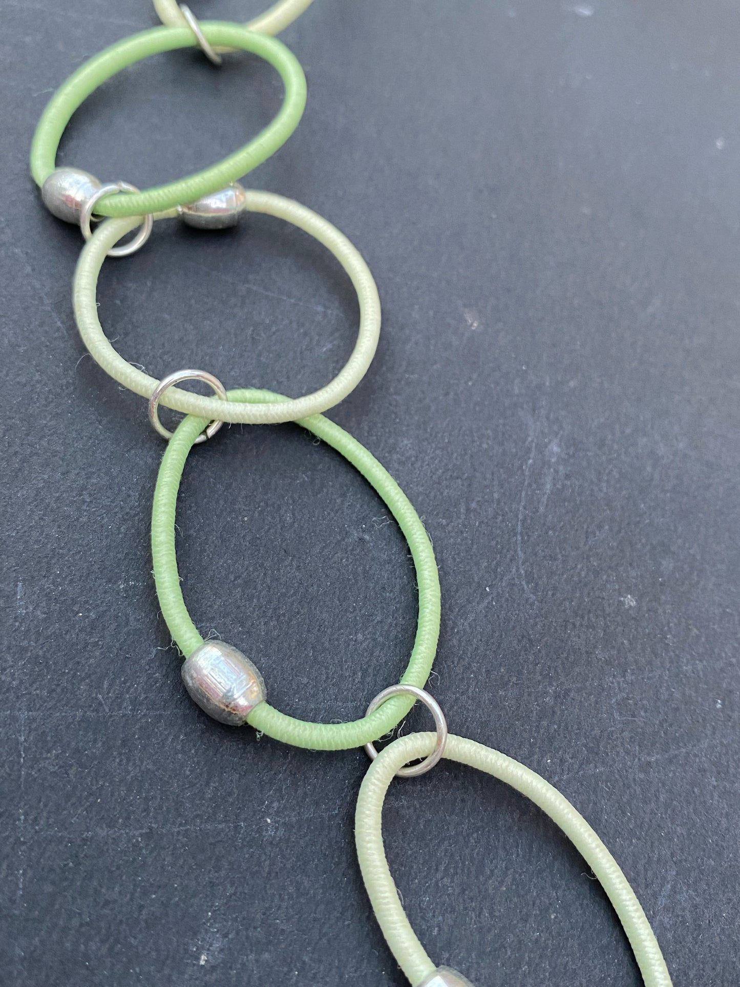 Pastel Loop Statement Necklace & Earring Set
