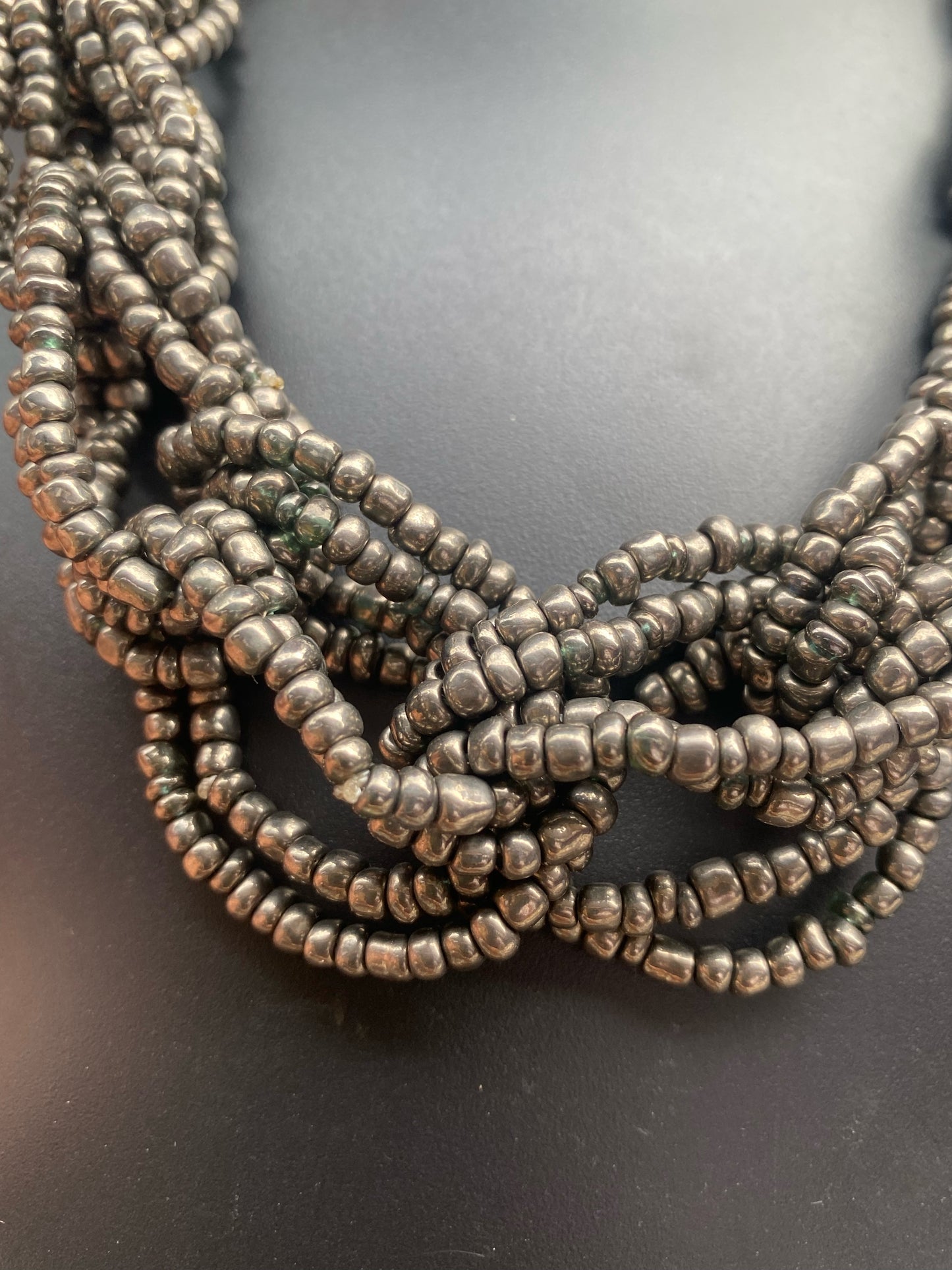 Handcrafted Beaded Braided Necklace