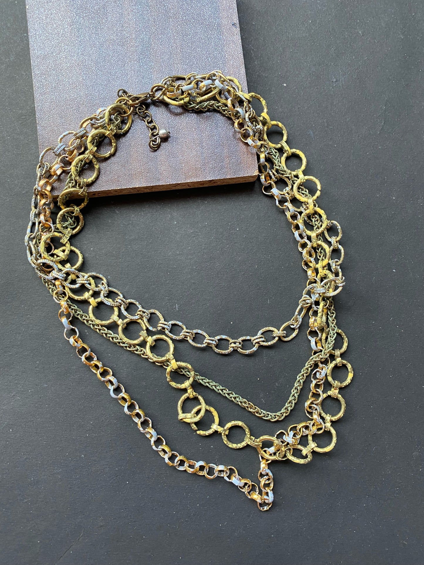 Aurora Bold Multi-Layered Chain Necklace